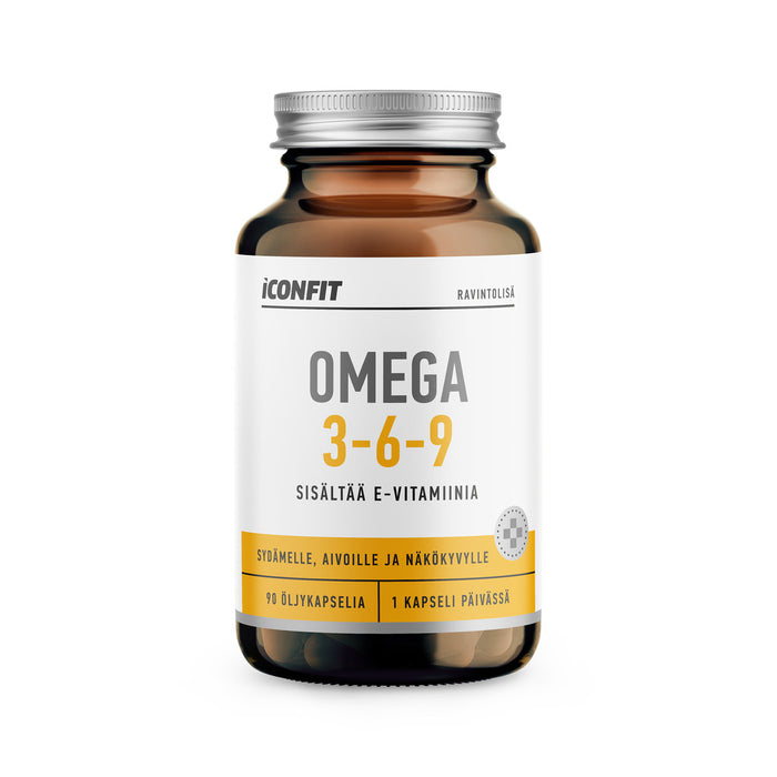 ICONFIT Omega 3-6-9 (90 öljykapselia)