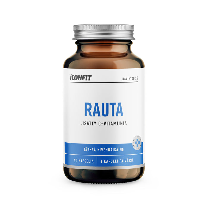 ICONFIT Rauta + C-vitamiini (90 kapselia)