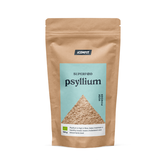 ICONFIT Luomu psylliuminsiemenkuorijauhe (150 g)