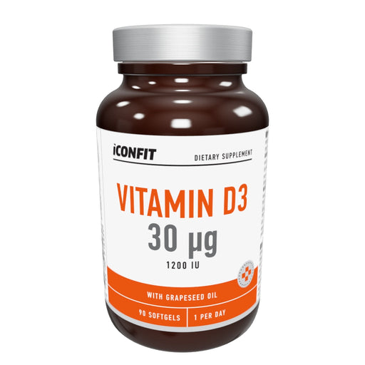 ICONFIT Vitamin D3 1200 IU, 30 µg, 90 Capsules — Nordic pack interactive 3D