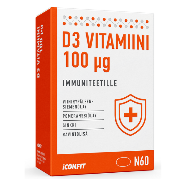 ICONFIT Витамин D3 за имунитет4000 IU (60 капсули)